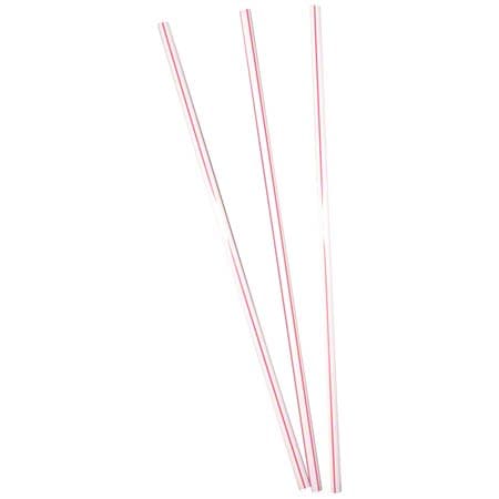 Poly King® Sip Stirrer 5.5 IN Red White Stripe 10000/Case