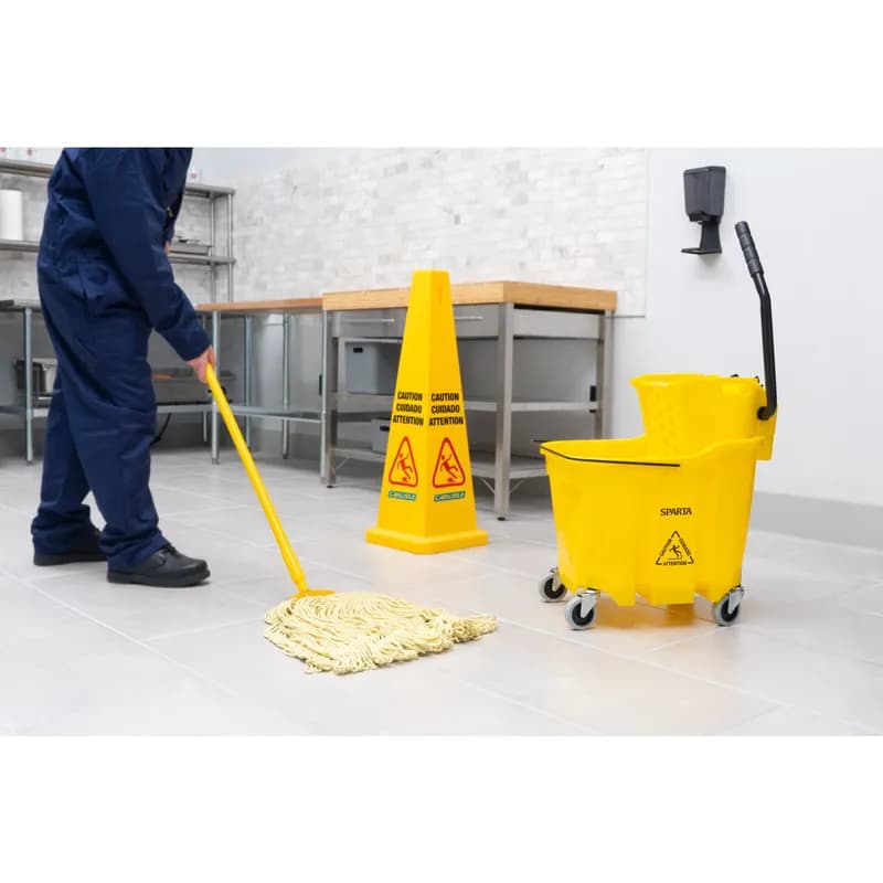 Sparta® Mop Wringer 12X12X27 IN 35 QT PP Side Press Durable Ergonomic Handle Color Coded 1/Each