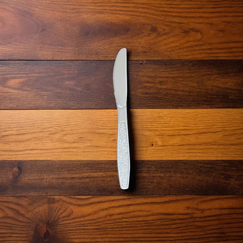 Knife Clear Heavyweight Textured Handle 1000/Case