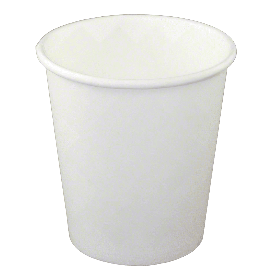 Cup 6 FLOZ Single Wall Poly-Coated Paper White 50 Count/Pack 20 Packs/Case 1000 Count/Case