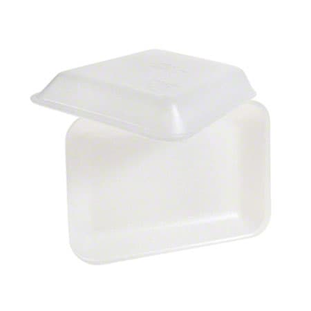 #2 Tray White 125 Count/Pack 4 Packs/Case 500 Count/Case