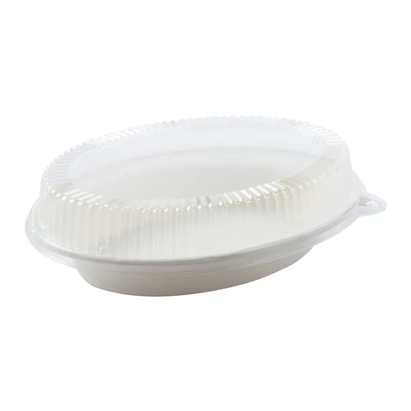 PrimeWare® Lid PS Clear Round For 32 FLOZ Burrito Salad Bowl With Tab Freezer Safe 125 Count/Pack 2 Packs/Case