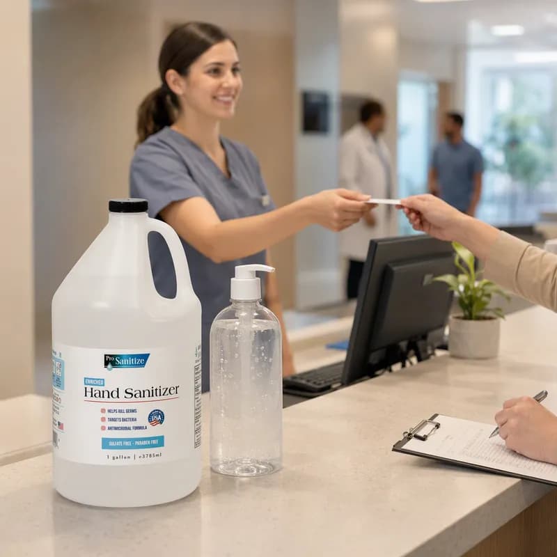 Hand Sanitizer Gel 1 GAL 70% Alcohol 2/Case