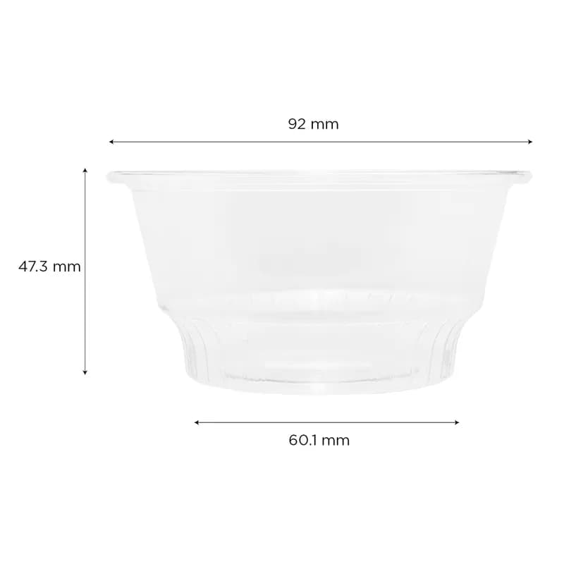 Karat® Dessert Container 5 OZ PET Clear 1000/Case