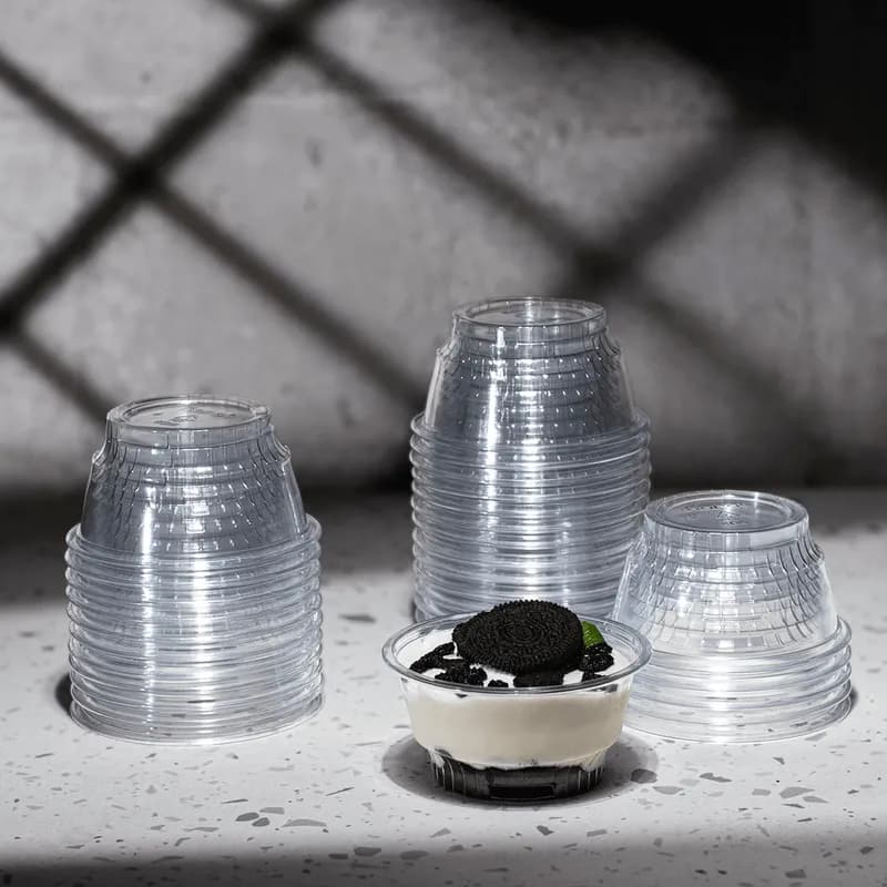 Karat® Dessert Container 5 OZ PET Clear 1000/Case