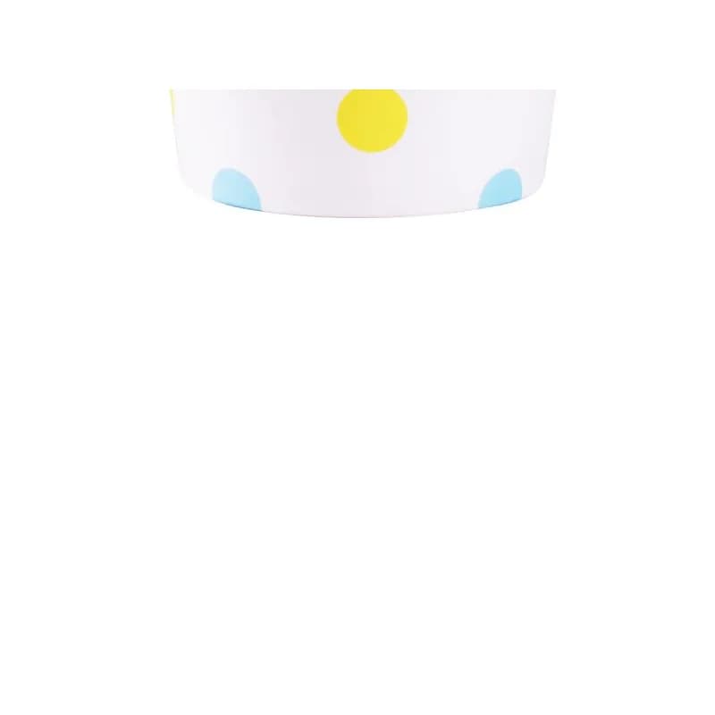 Karat® Food Container Base 12 OZ Assorted Dots 1000/Case