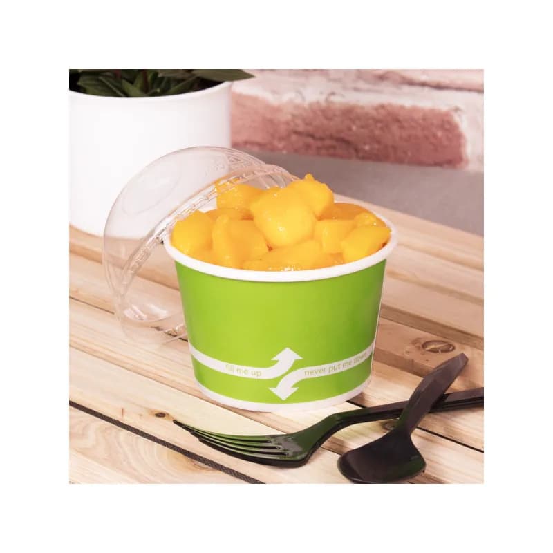 Karat® Food Container Base 8 OZ Green 1000/Case