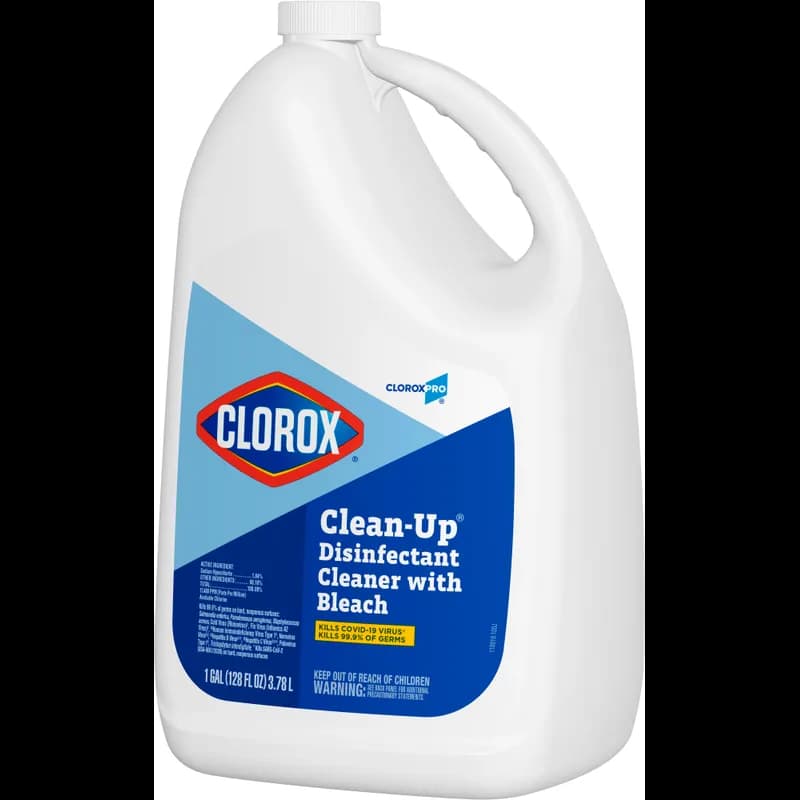 Clorox® Clean-Up® Fresh Scent Disinfectant Cleaner 1 GAL Liquid With Bleach Antibacterial Refill 4/Case