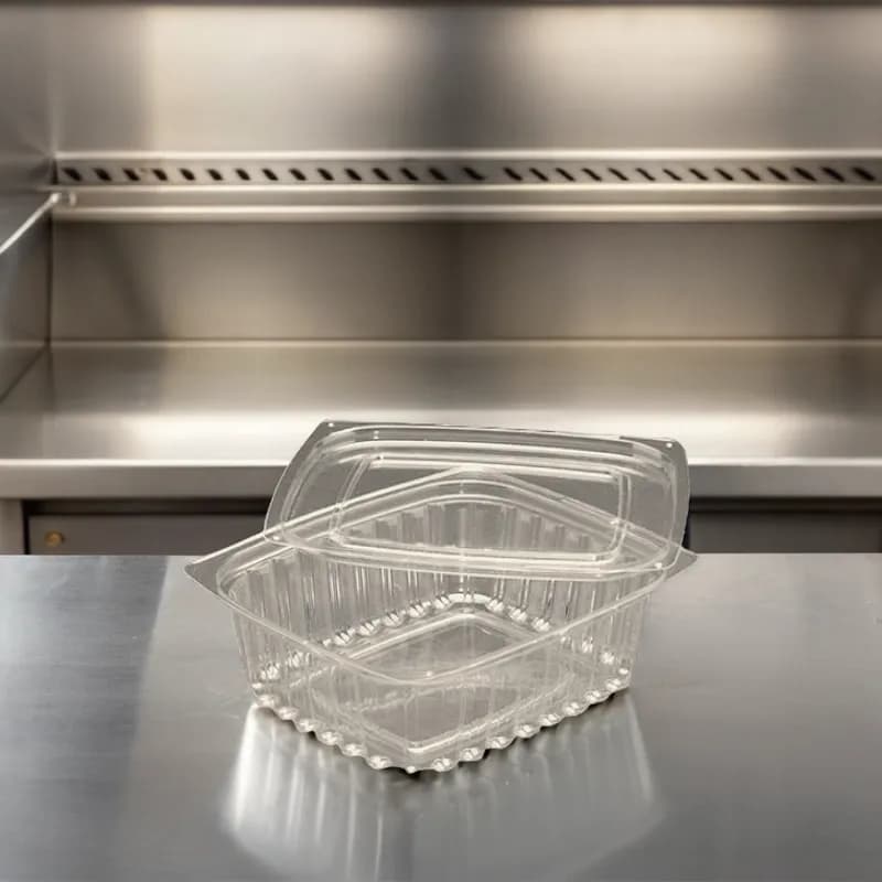 Deli Container Base & Lid Combo 16 OZ Plastic Clear 252/Case