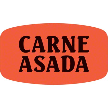 Carne Asada Label 1000/Roll