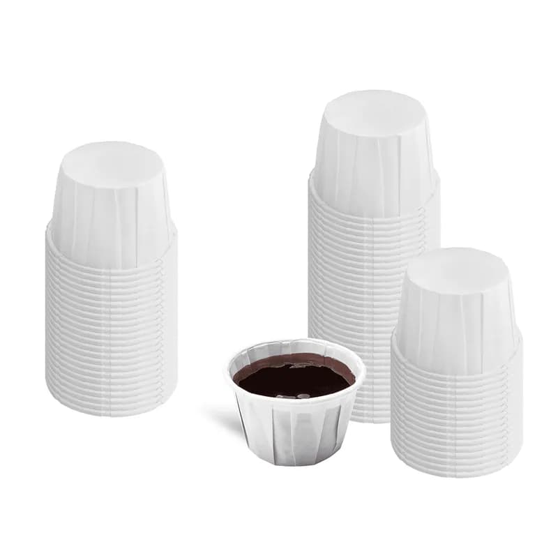 Souffle & Portion Cup 2 OZ Paper White 5000/Case