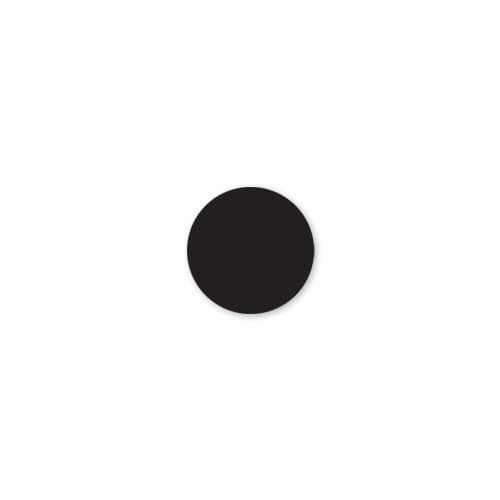 MoveMark® Label 0.75 IN Black Round 2000/Roll