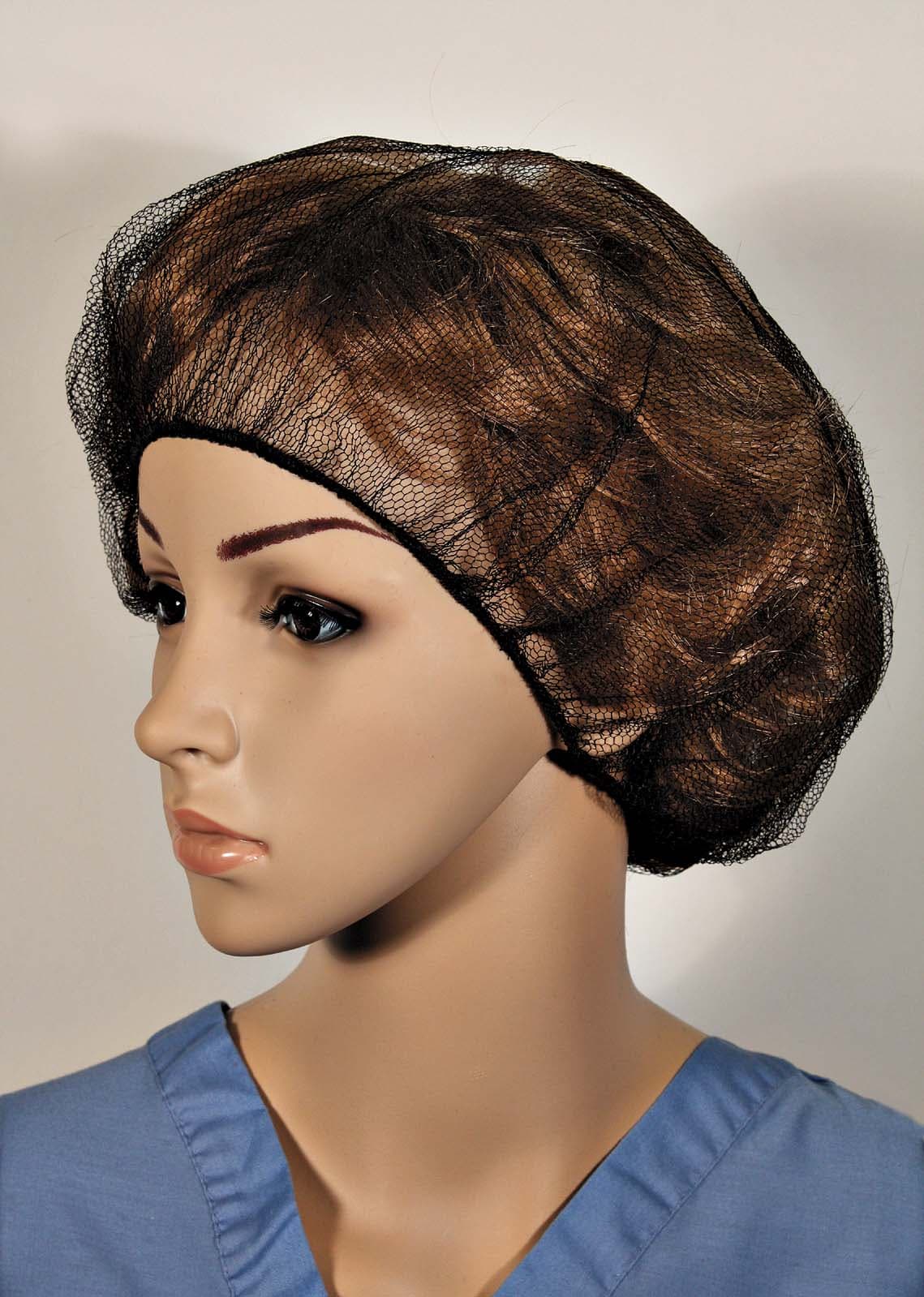 Koronet Hairnet 28 IN Black Polyester Honeycomb 1000/Case