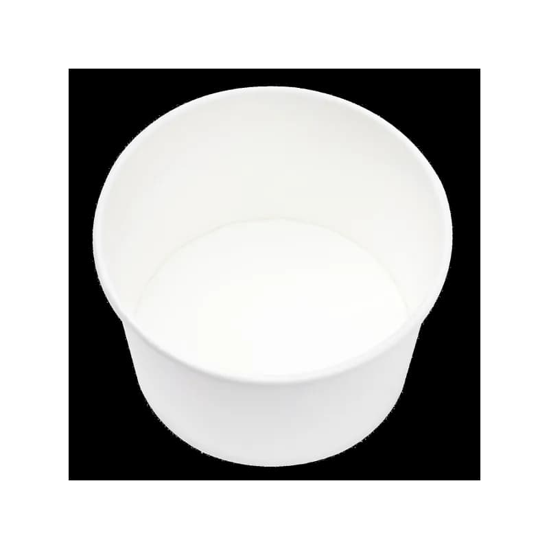 Karat® Food Container Base 8 OZ Paper PLA White 1000/Case