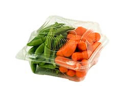 Take-Out Container Hinged 6X6X3 IN 500/Case
