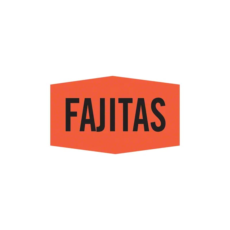 Fajitas Label 1000/Roll