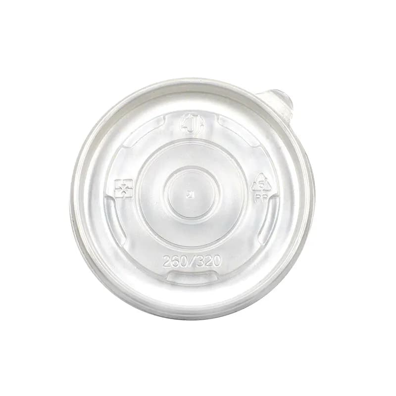 Lid PP Clear For 8 FLOZ Cup Vented 1000/Case