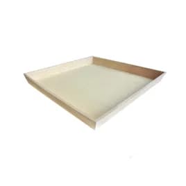 NOAH39 Serving Tray 15.4X15.4X1.6 IN Wood Natural Square Heavy Duty 1 Count/Pack 10 Packs/Case 10 Count/Case