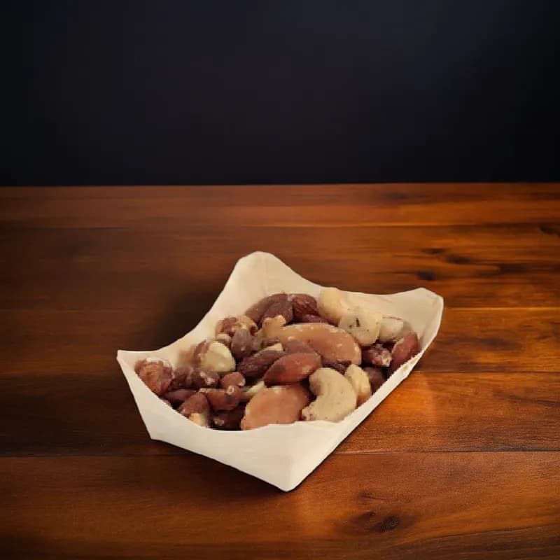 Food Tray 2 IN Wood Boat 500/Case