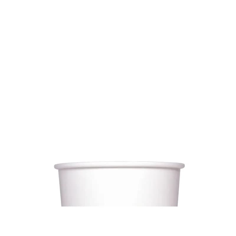 Karat® Food Container Base 20 FLOZ Double Wall Poly-Coated Paper White Poly Coated Inside 600/Case
