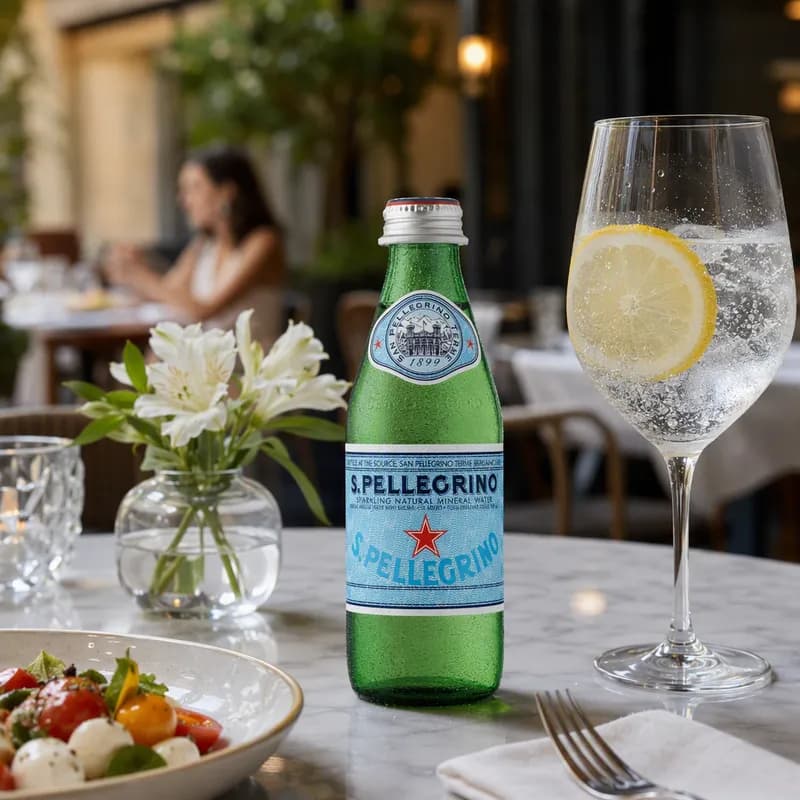 Sparkling Mineral Water 250 mL Glass Bottle 24/Case