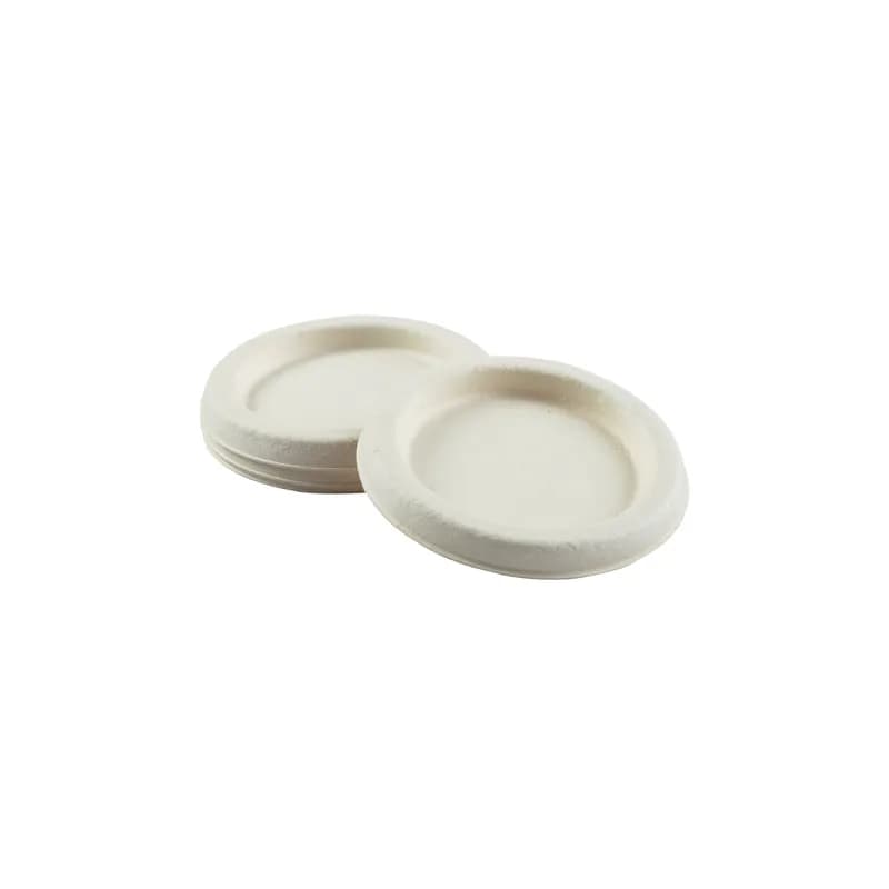 PrimeWare® Lid Molded Fiber Natural For 2 OZ Cold Souffle & Portion Cup 100 Count/Pack 25 Packs/Case