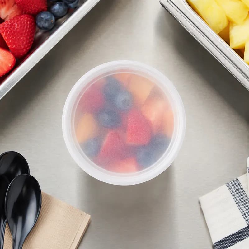 Lid PE Translucent For 8 FLOZ Cup 1000/Case