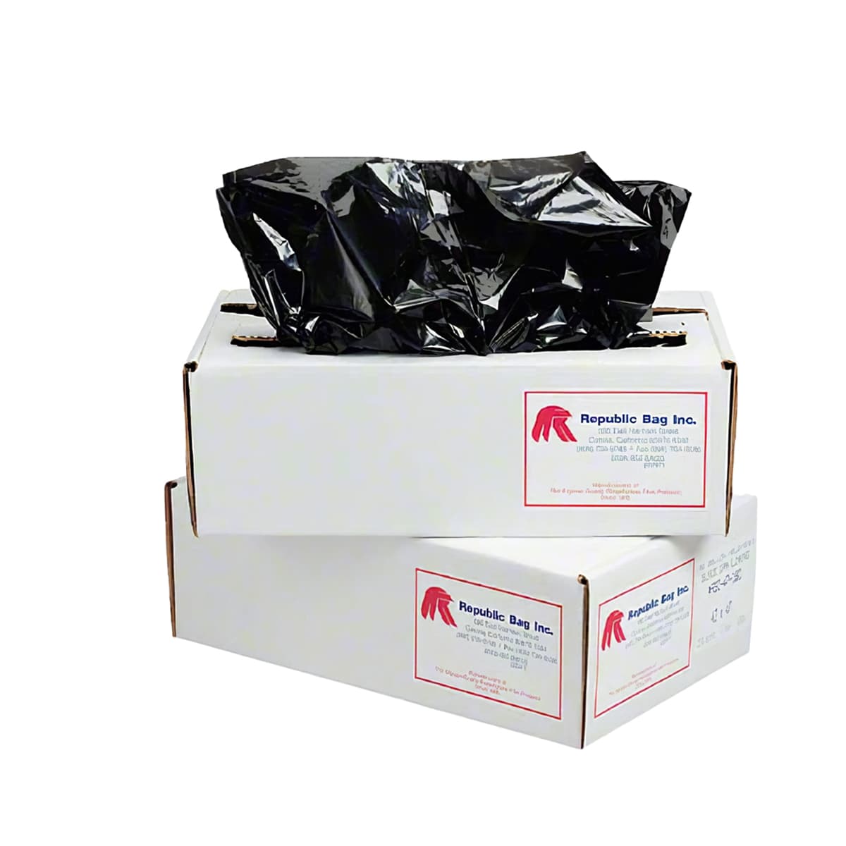 Liner 17X17 IN 4 GAL Black 0.4MIL 1000/Case