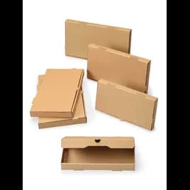 Pizza Box 18X10X1.5 IN Corrugated Cardboard Kraft/Kraft Plain B-Flute 50/Case