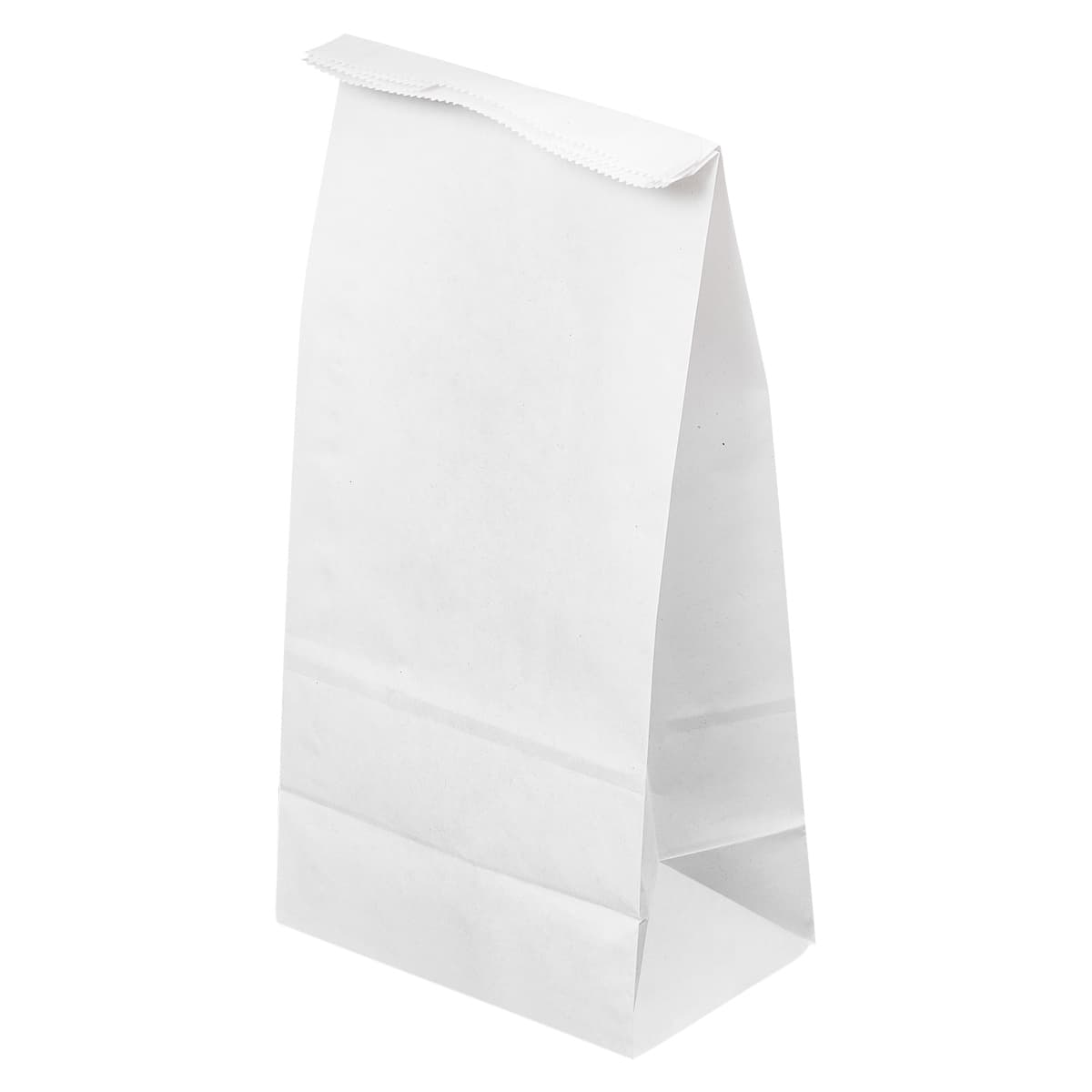 Victoria Bay Bag 5.12X3.43X10.91 IN Paper #5 White 500/Bundle