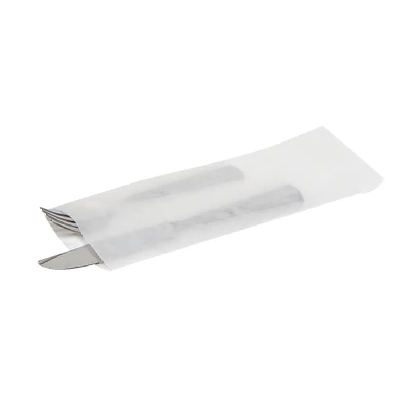 Bagcraft® Silverware Bag 2.75X10 IN Glassine Paper White 2000/Case