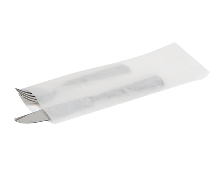 Bagcraft® Silverware Bag 2.75X10 IN Glassine Paper White 2000/Case