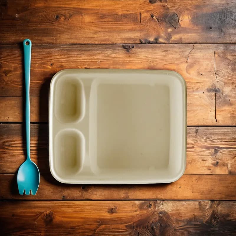Victoria Bay Nacho Take-Out Tray 3 Compartment Sugarcane 300/Case