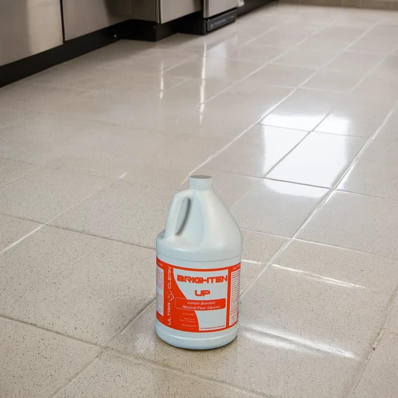 Vista Lemon Floor Cleaner 1 GAL Neutral No Rinse 4/Case