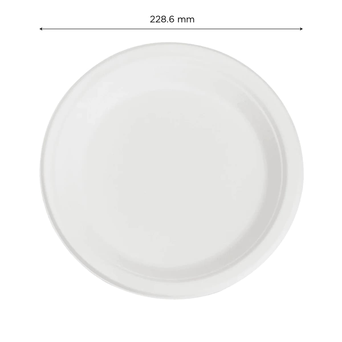 Plate 9 IN Sugarcane White 500/Case