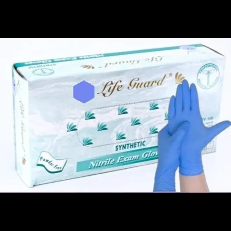 Sentry® Examination Gloves Small (SM) Blue 3.5MIL Nitrile Powder-Free 1000/Case