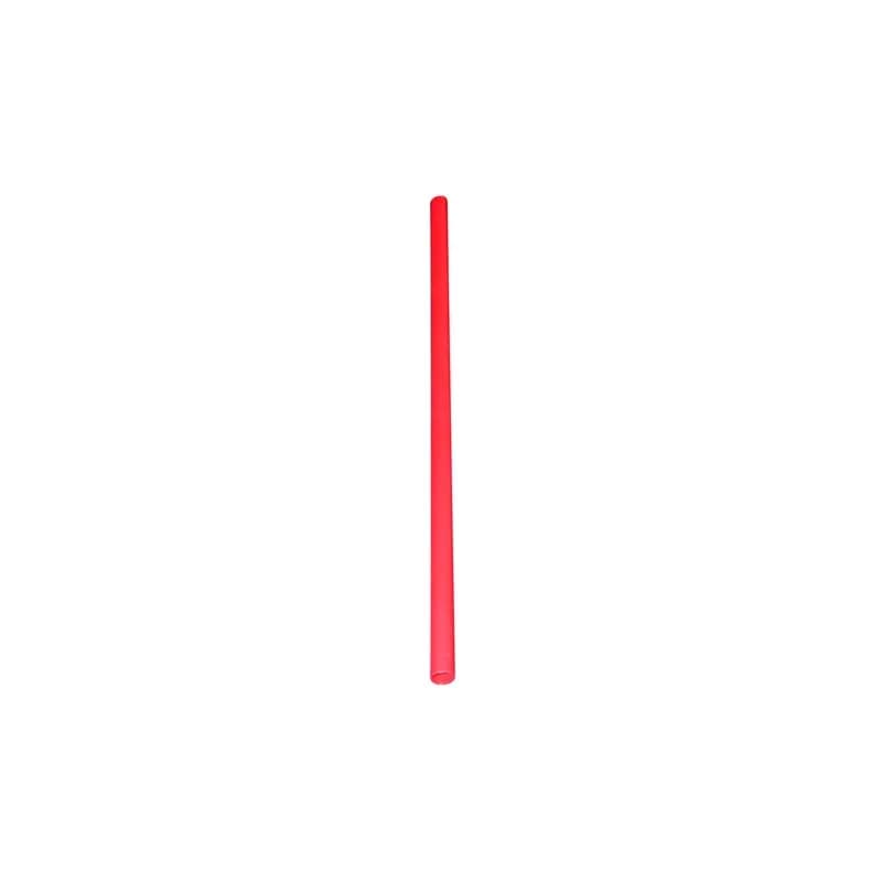 Poly King® Giant Straw 10.25 IN Red Unwrapped 150/Case