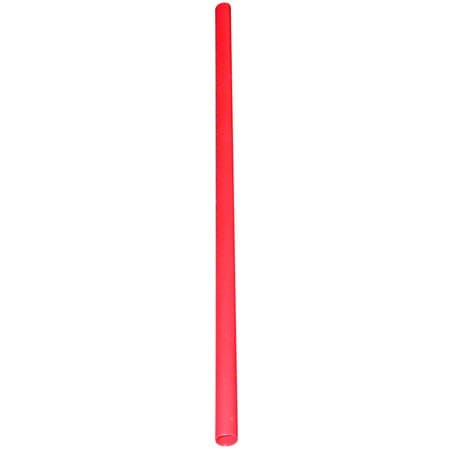 Poly King® Giant Straw 10.25 IN Red Unwrapped 150/Case