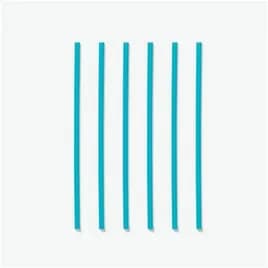 phade® Jumbo Straw 7.75 IN Polyhydroxyalkanoate (PHA) Teal Unwrapped 6000/Case