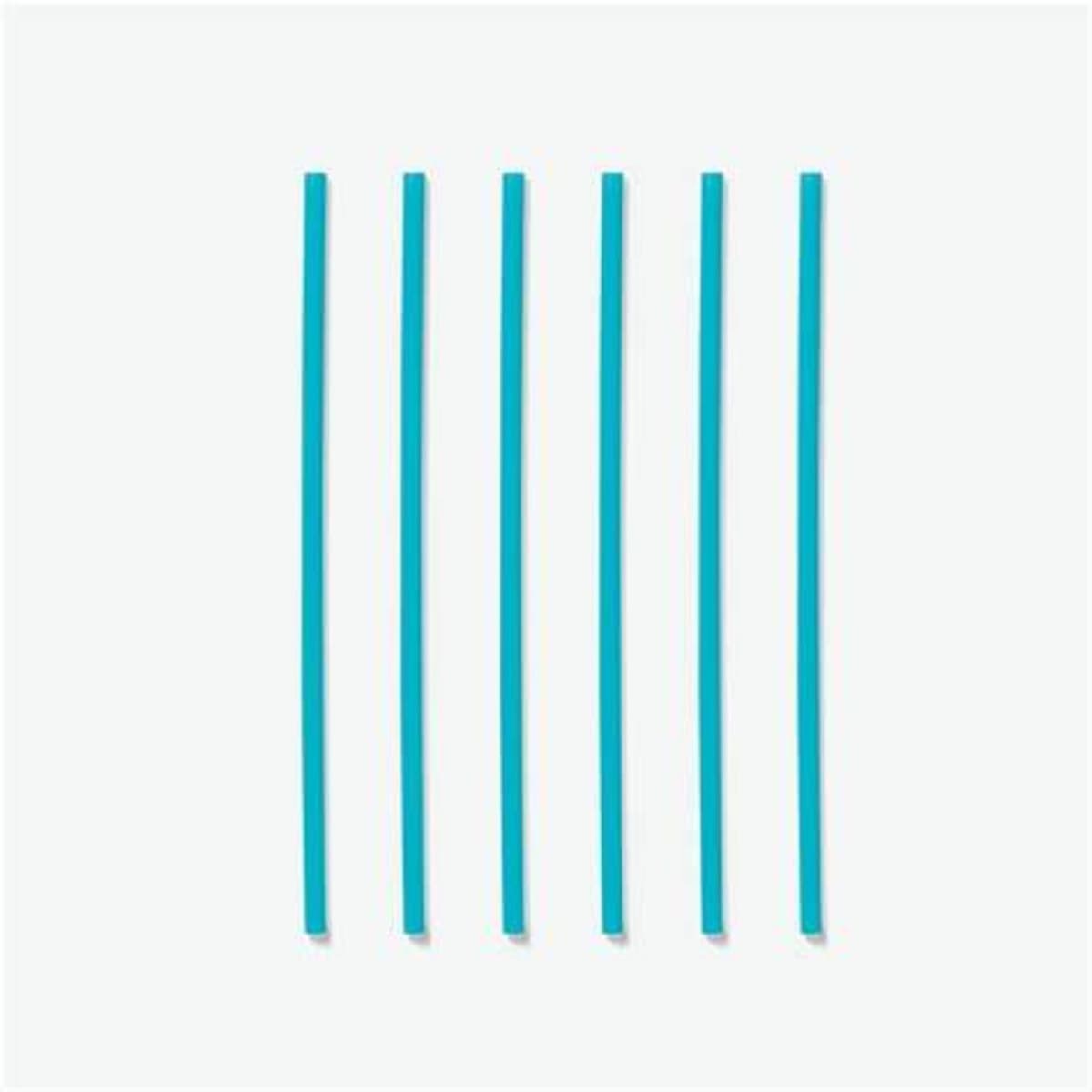 phade® Jumbo Straw 7.75 IN Polyhydroxyalkanoate (PHA) Teal Unwrapped 6000/Case