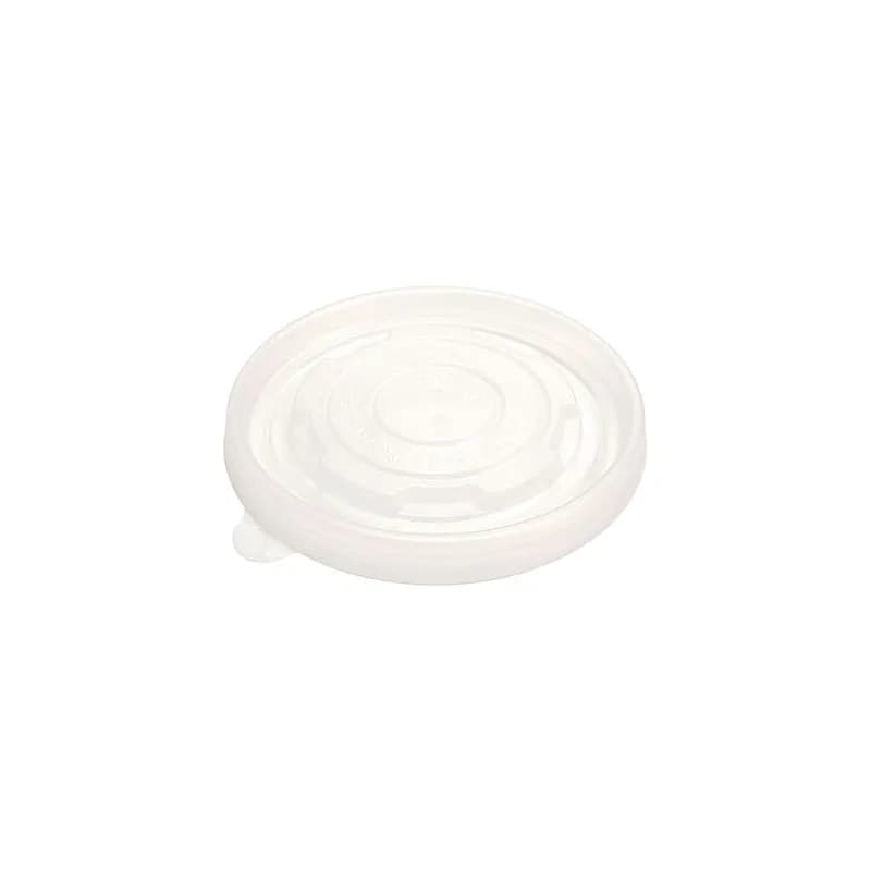 Lid Flat PP White For Cup Straw Slot 1000/Case