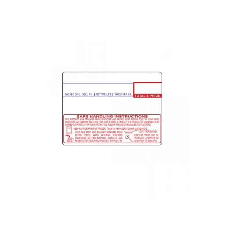Label Safe Handling 600CT 12/Case