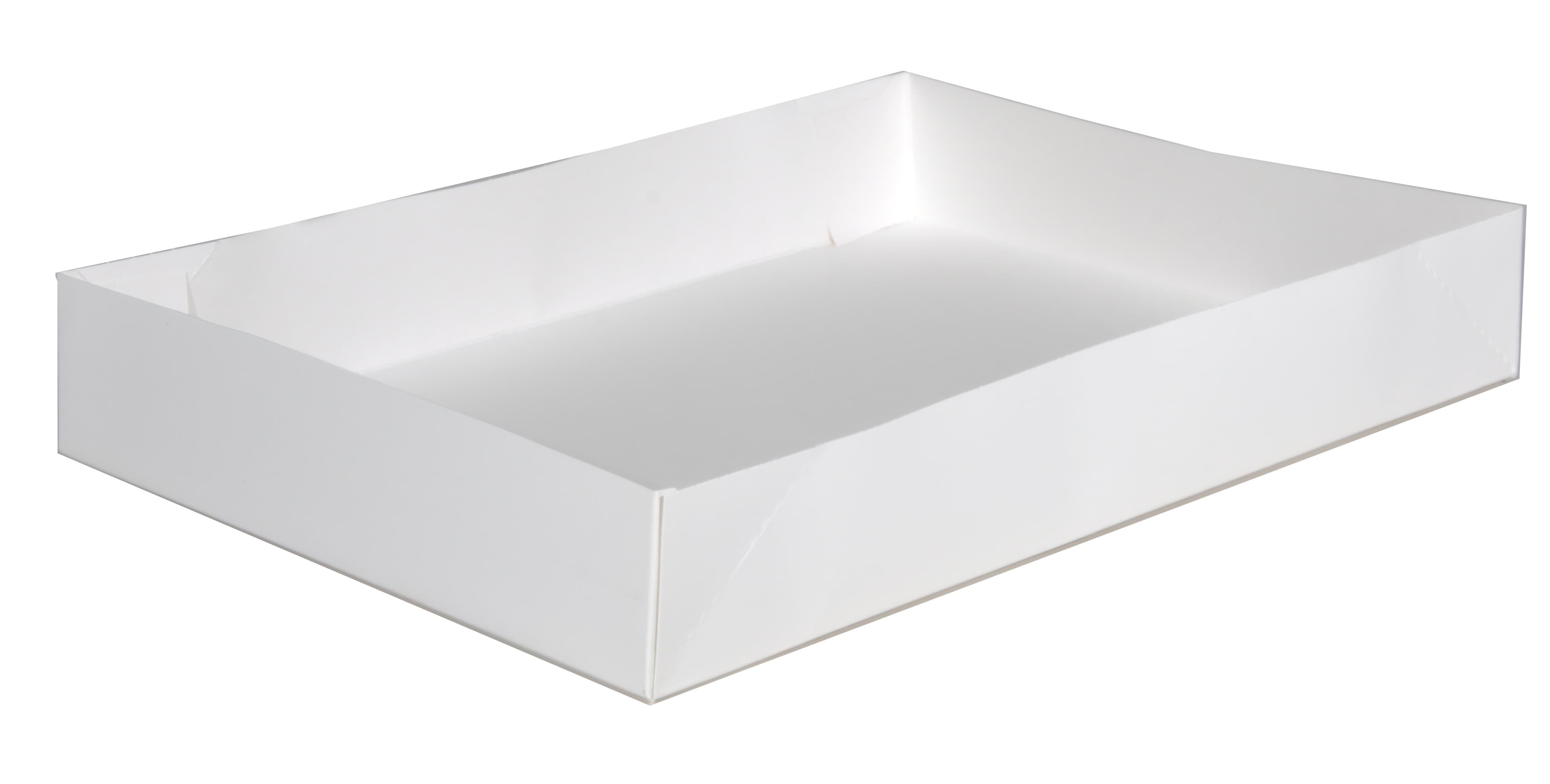 Take-Out Box Base 16X11.5X2.38 IN Paperboard White 250/Case