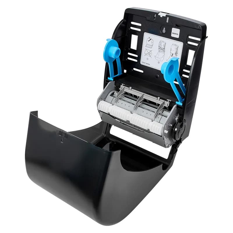 Victoria Bay Paper Towel Dispenser 8.98X11.43X15.02 IN Plastic Black Translucent 1-Roll Touchless Manual Auto Cut 1/Case