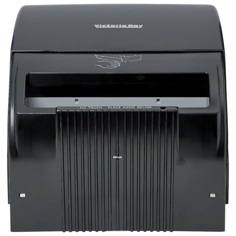 Victoria Bay Paper Towel Dispenser Plastic Translucent Black Automatic Electronic Regular Capacity 1/Case