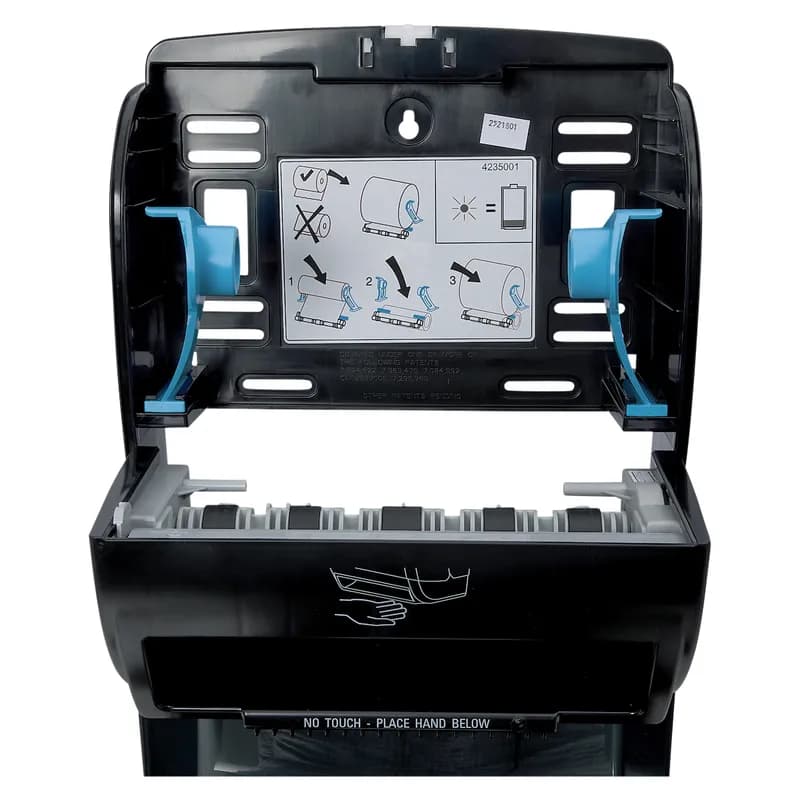 Victoria Bay Paper Towel Dispenser Plastic Translucent Black Automatic Electronic Regular Capacity 1/Case