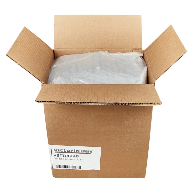 Victoria Bay Paper Towel Dispenser 9.61X11.88X13.71 IN Plastic Black Translucent 1-Roll Push Lever 1/Case