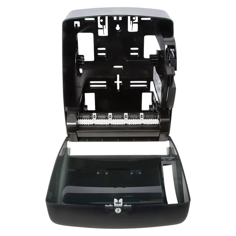 Victoria Bay Paper Towel Dispenser 9.61X11.88X13.71 IN Plastic Black Translucent 1-Roll Push Lever 1/Case