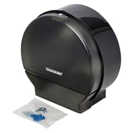 Victoria Bay Toilet Paper Dispenser 9X5.37X11.47X11.22 IN Plastic Black Translucent Jumbo (JRT) 1-Roll 1/Each