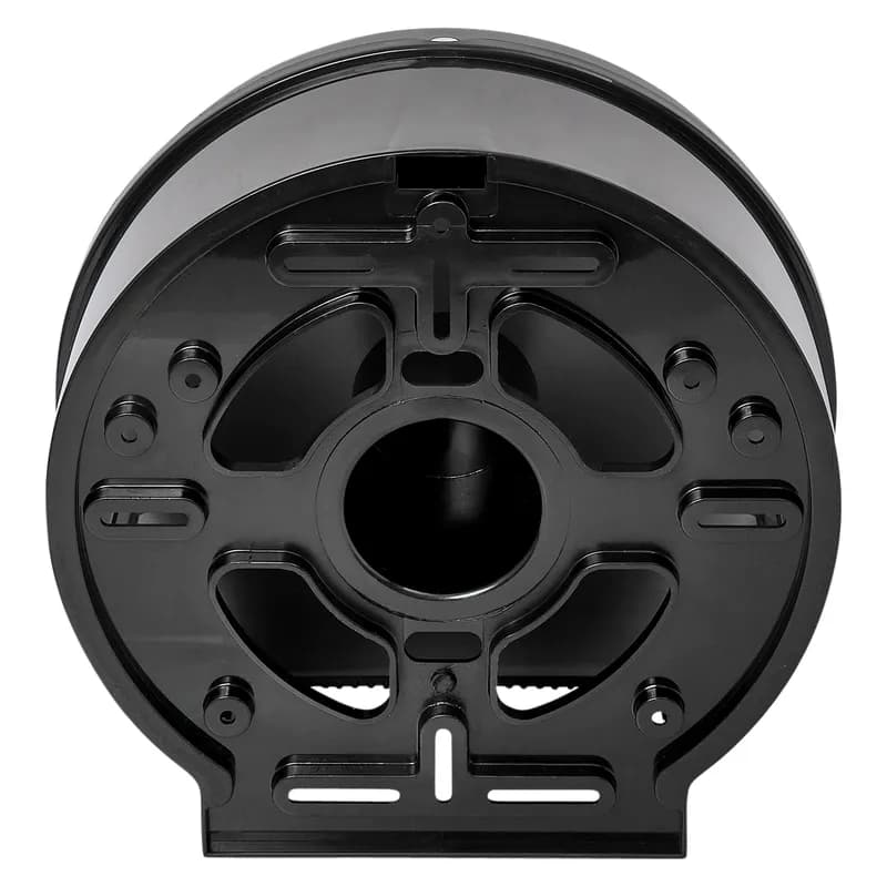 Victoria Bay Toilet Paper Dispenser 9X5.37X11.47X11.22 IN Plastic Black Translucent Jumbo (JRT) 1-Roll 1/Each